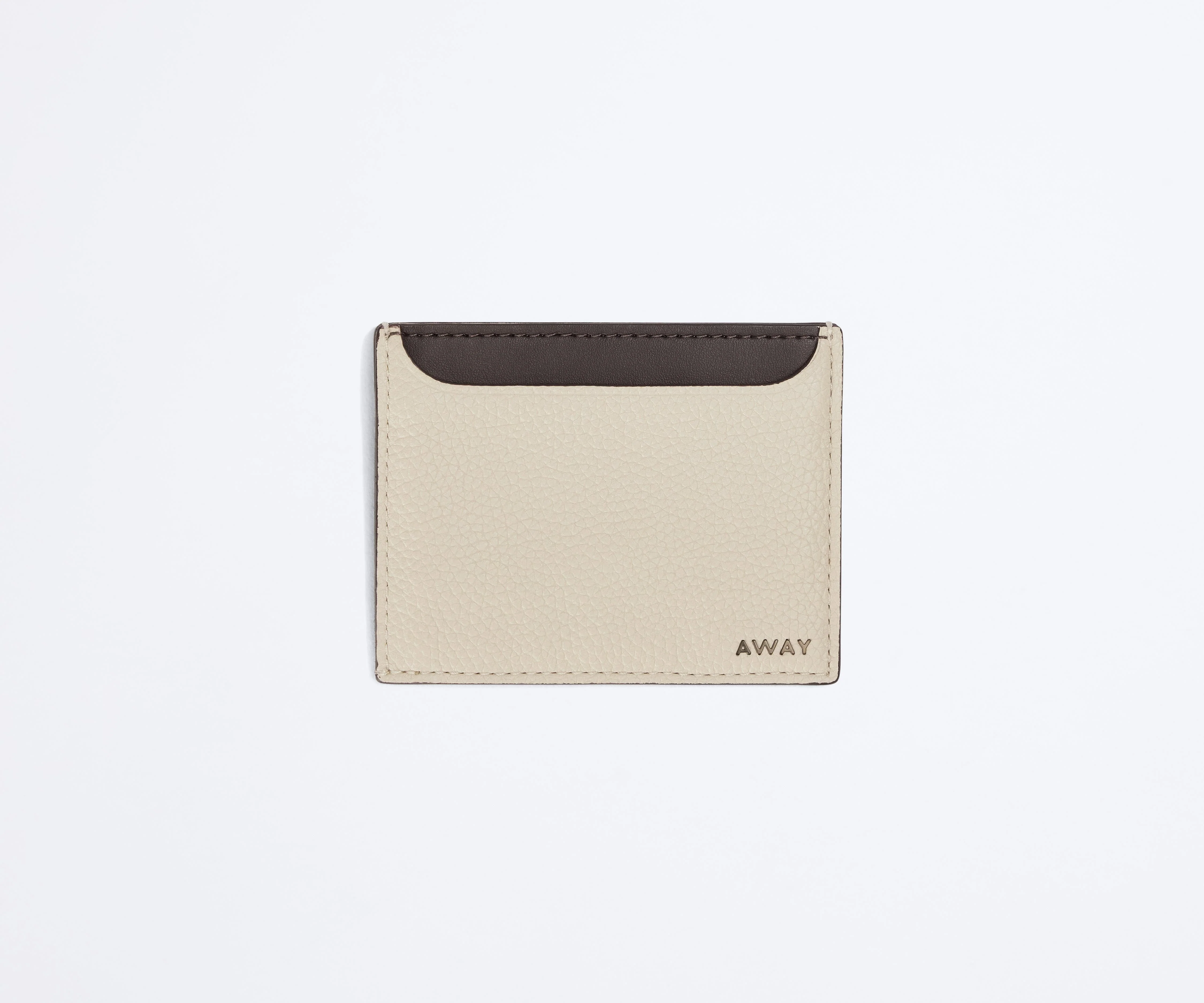 Front product view of the Card Case in Cream White