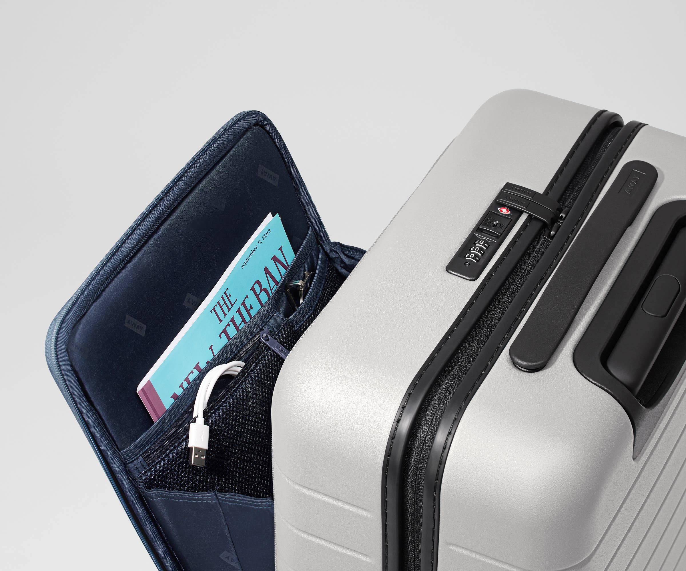 The Front Pocket Bigger Carry-On | Cloud Gray