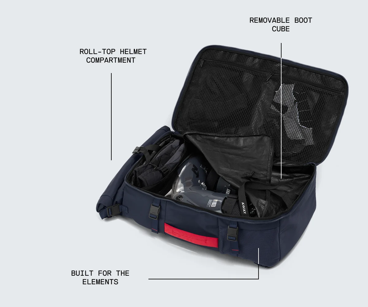 Carry-On Boot Bag 55L in Navy Blue