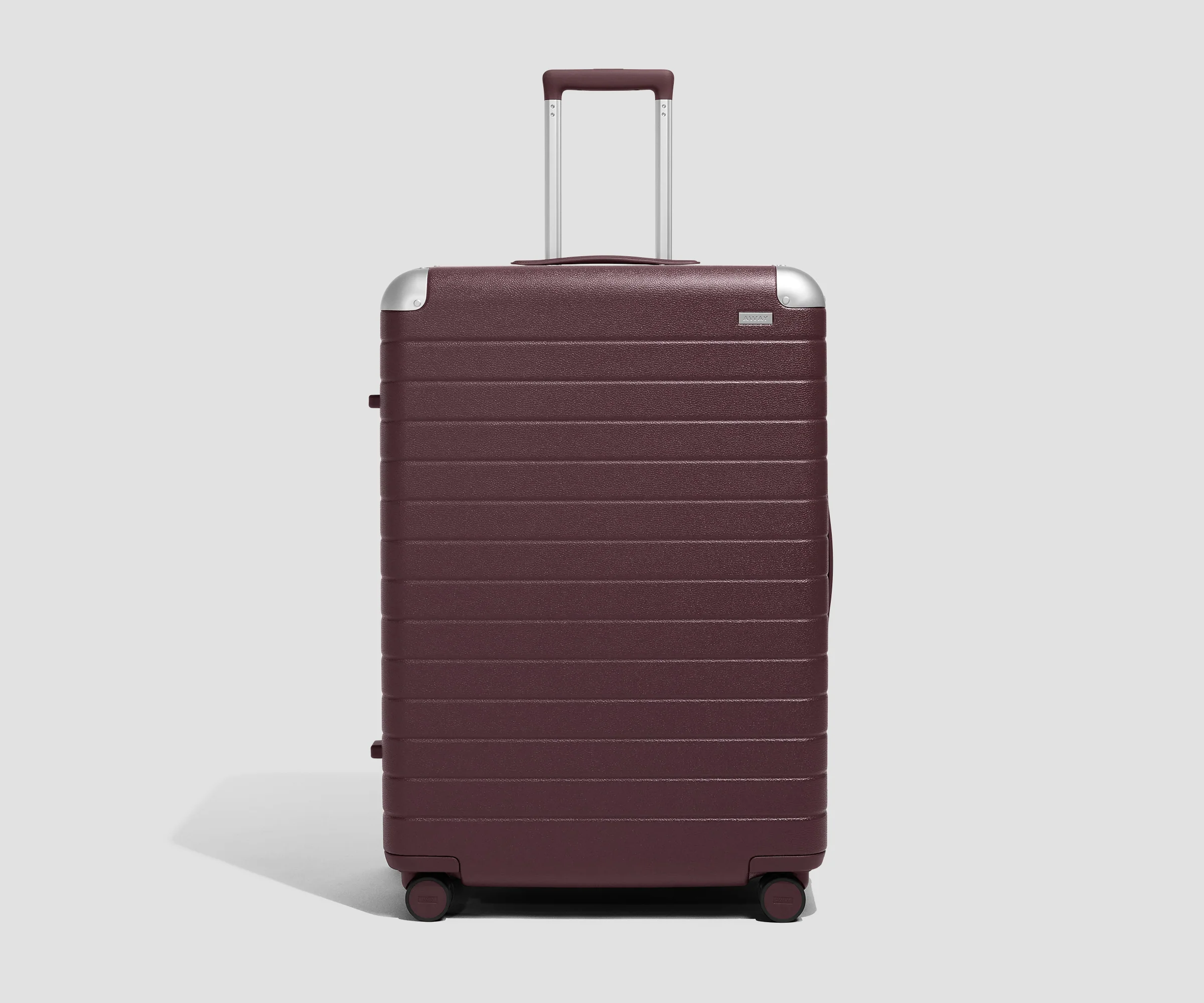 The Aluminum Edge Large in Oxblood Red