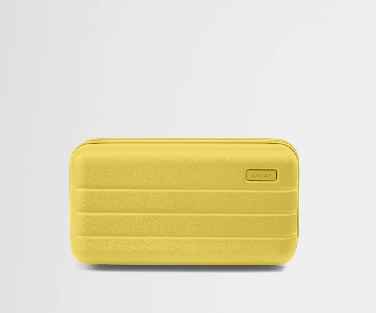 Travel Glasses Case in Sunshine Yellow