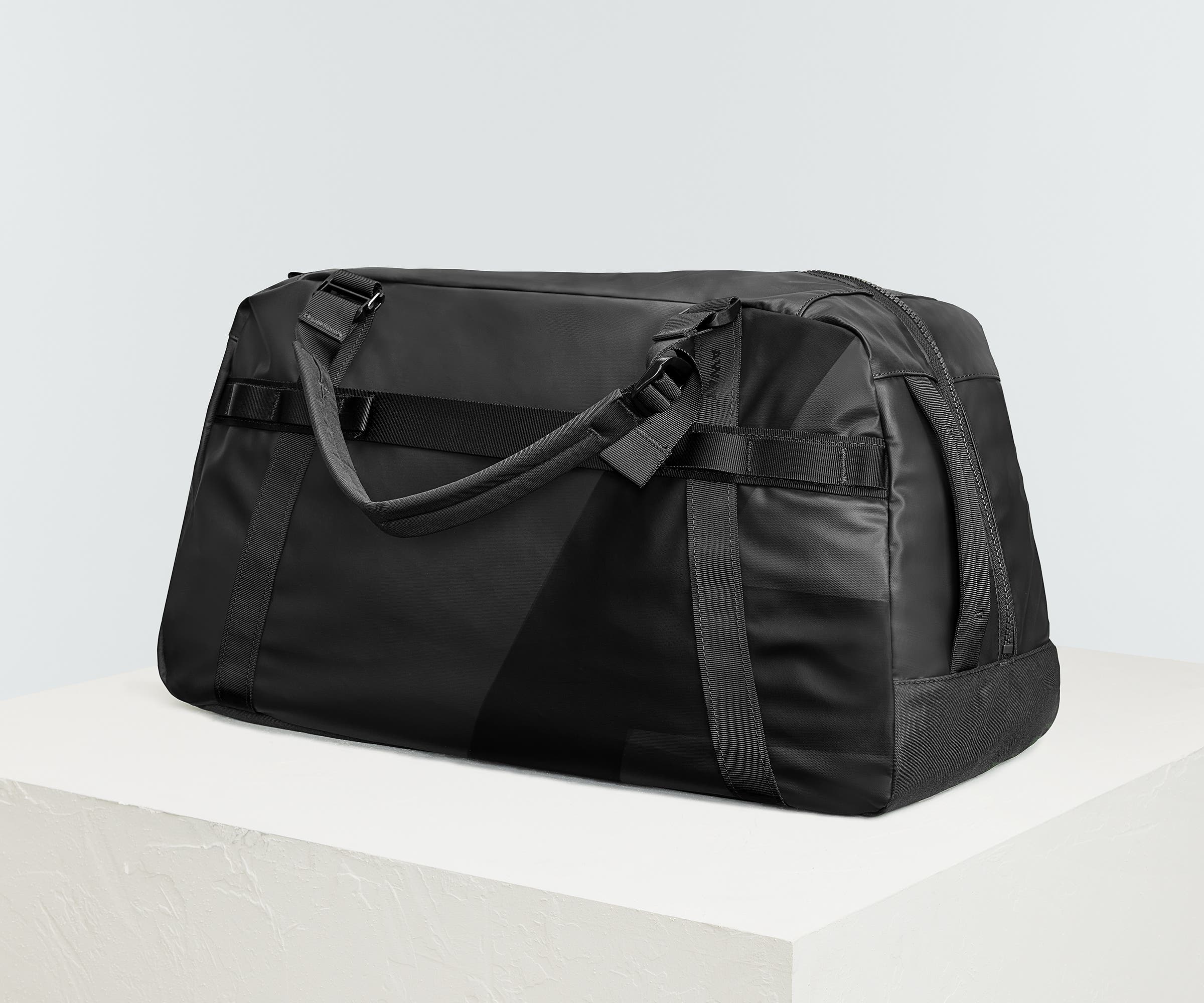 Angled view of the 55L Active Duffle bag