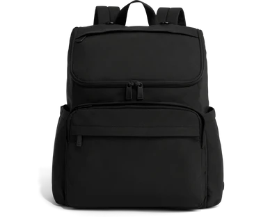 Featherlight Diaper Backpack in Jet Black