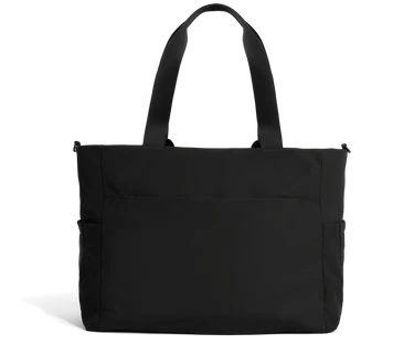 Featherlight Diaper Tote in Jet Black