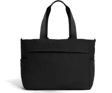 Featherlight Diaper Tote in Jet Black