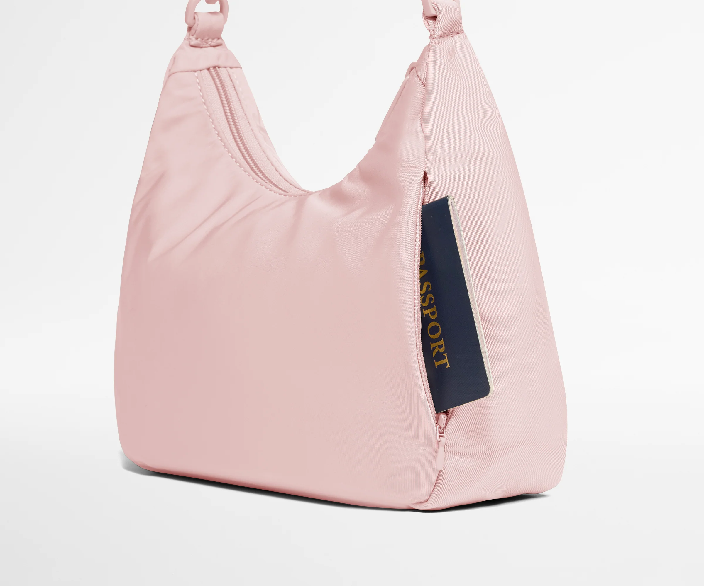 Featherlight Duo Crossbody in Blush Pink