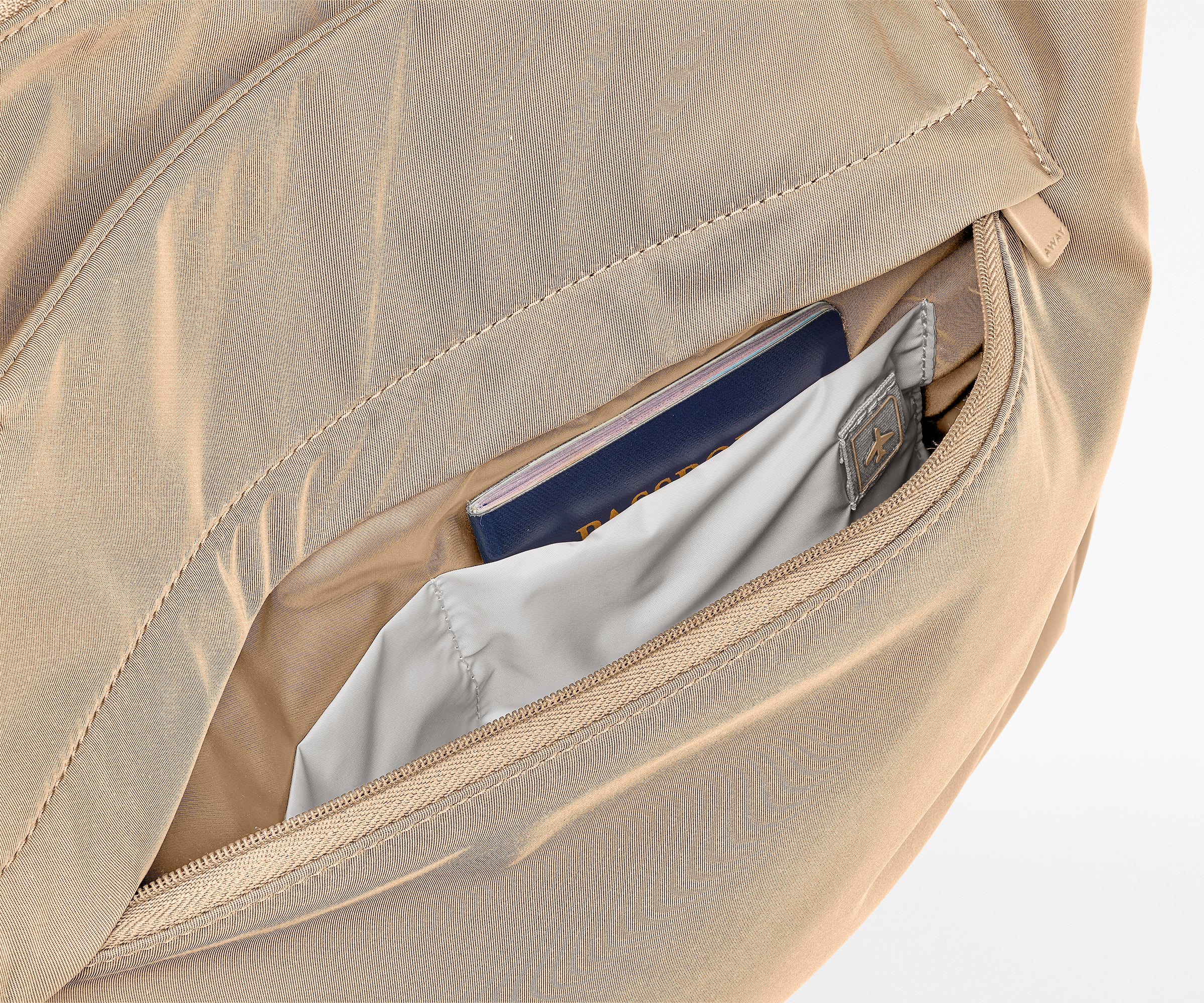 Featherlight Tote in Camel Brown