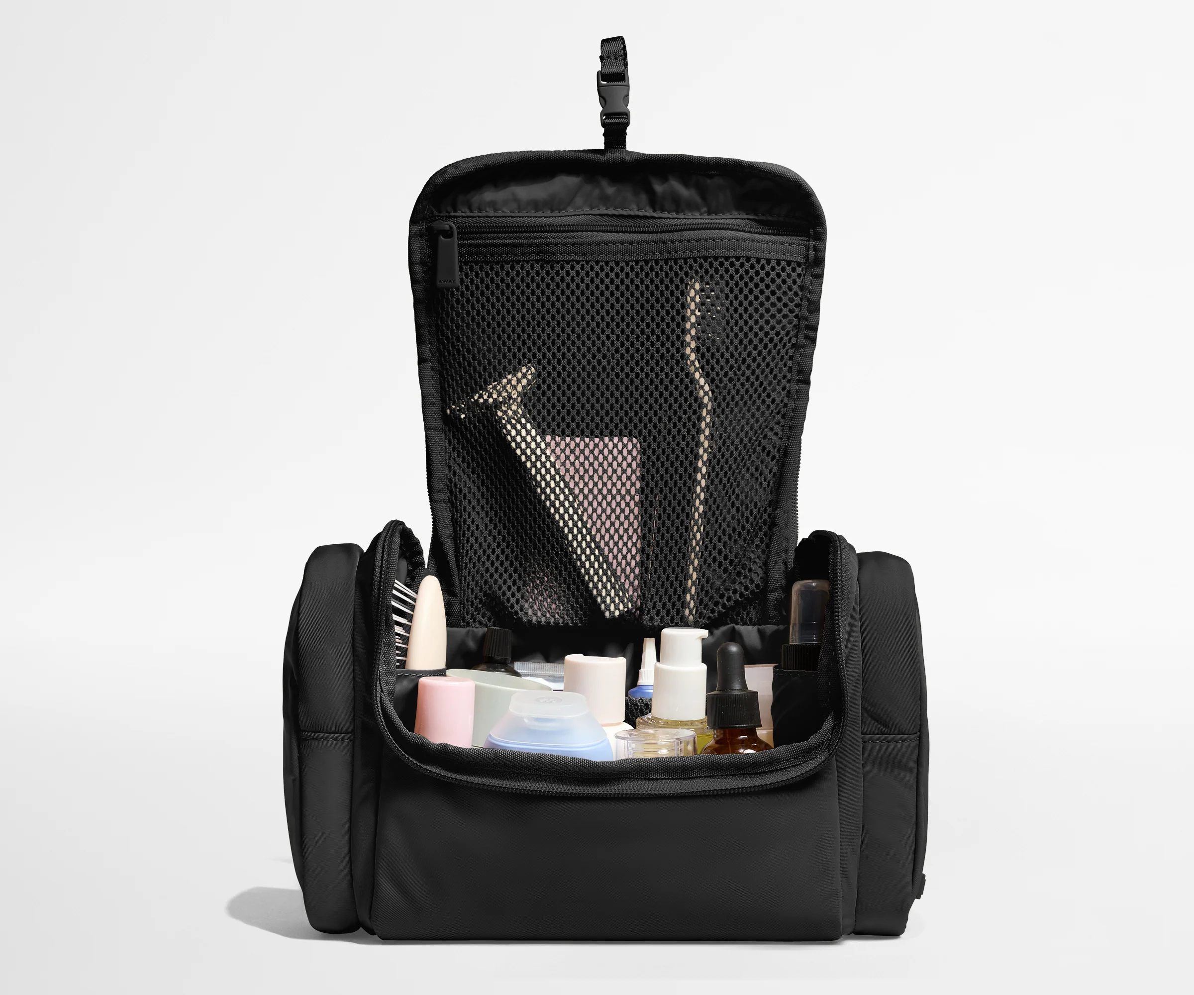 Featherlight Hanging Travel Vanity in Jet Black