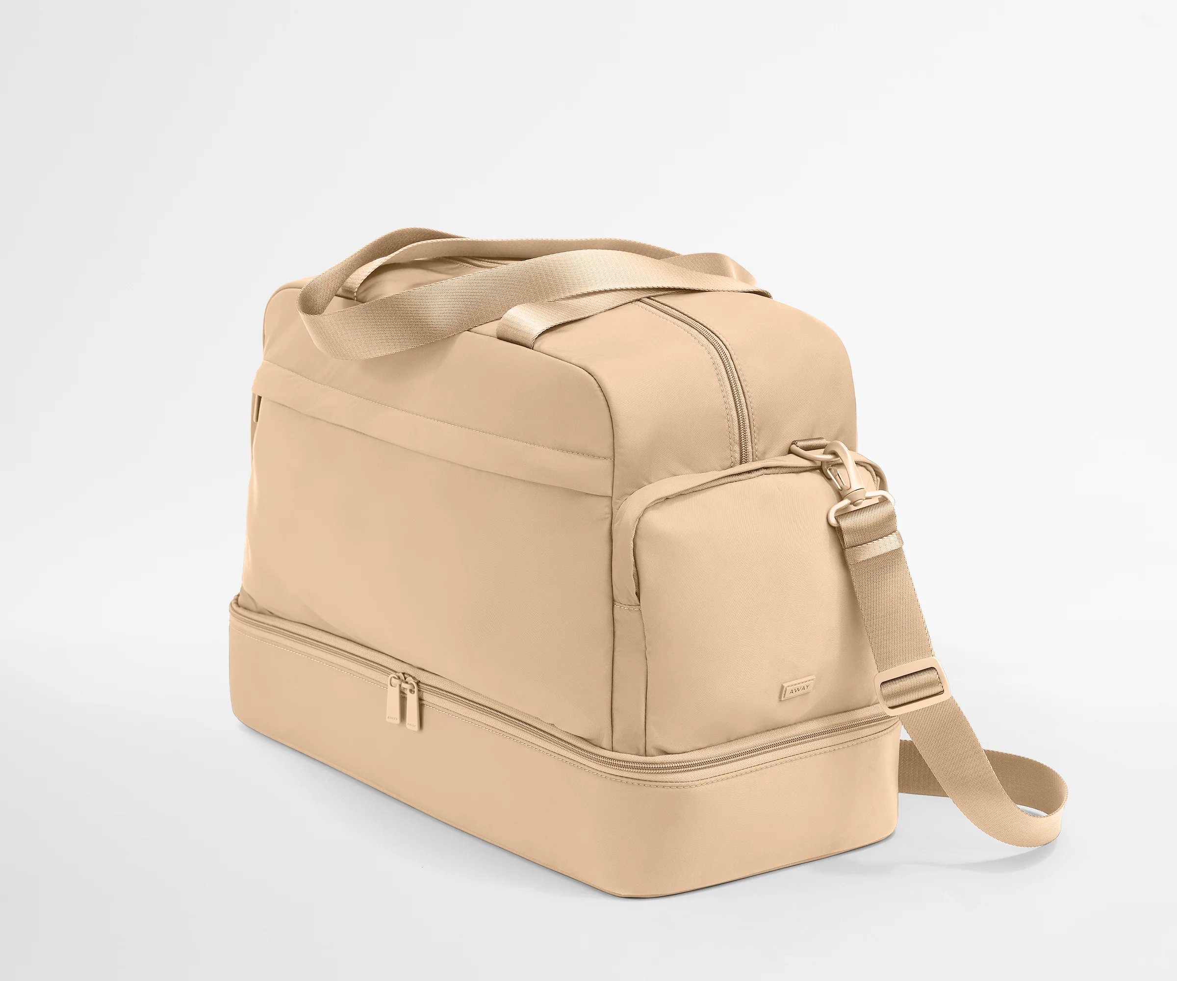 Featherlight Weekender in Camel Brown