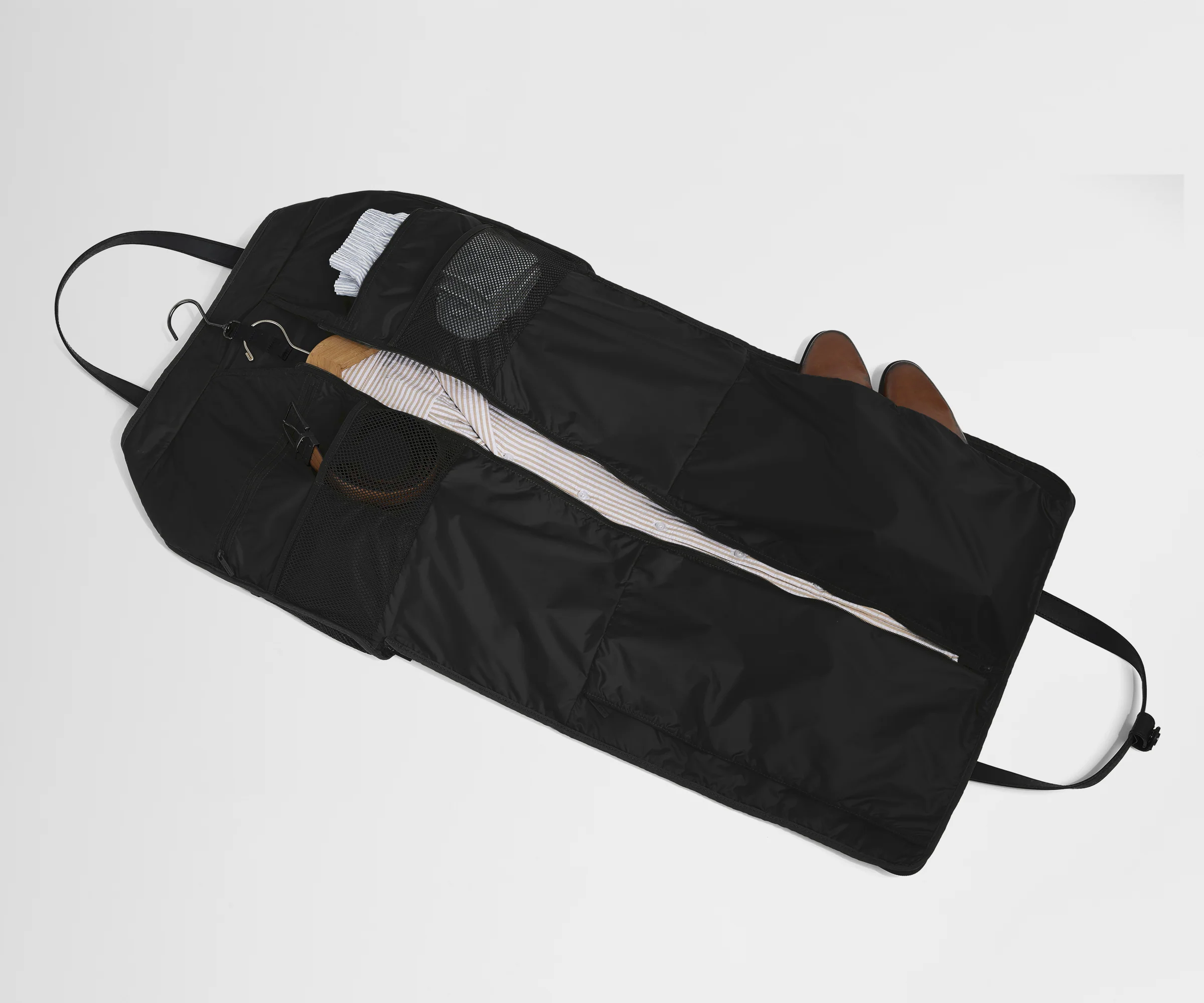 Garment Duffle in Jet Black
