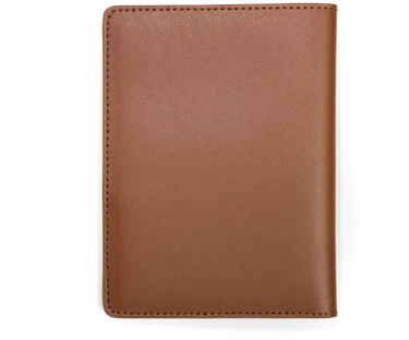 Passport Holder in Saddle Brown