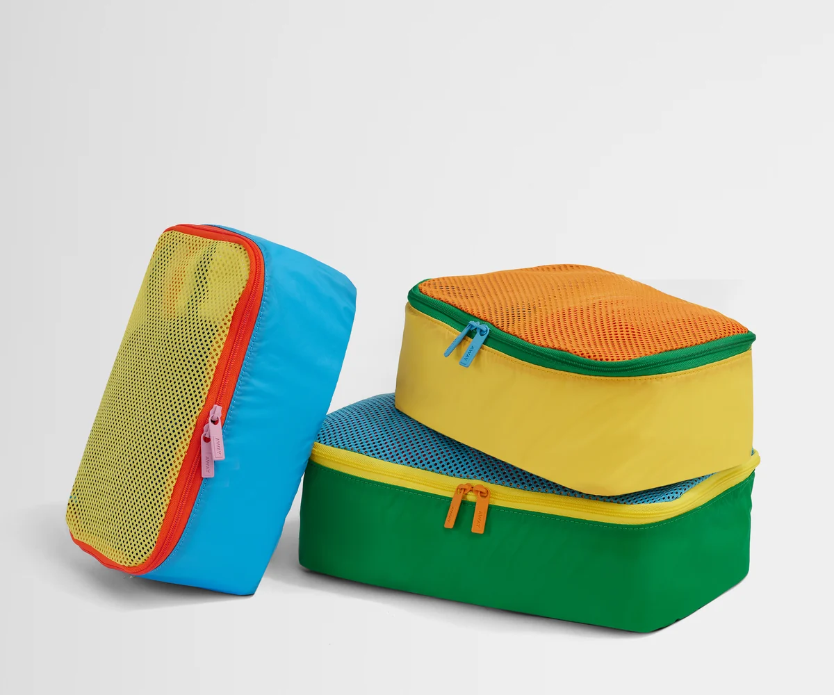 Kids Packing Cubes in Fruit Punch