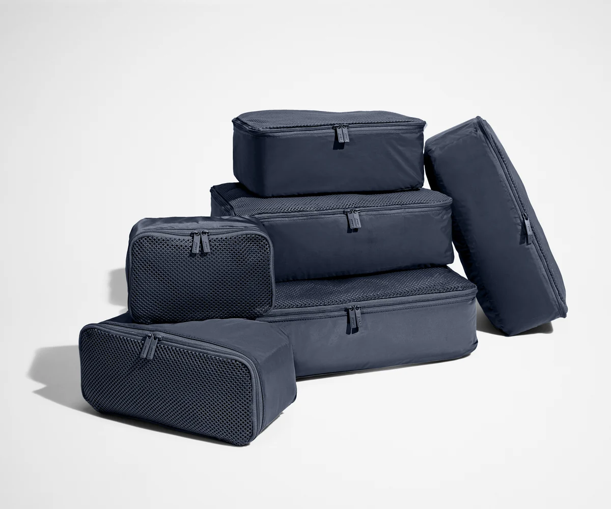 Insider Packing Cubes (Set of 6) in Navy Blue