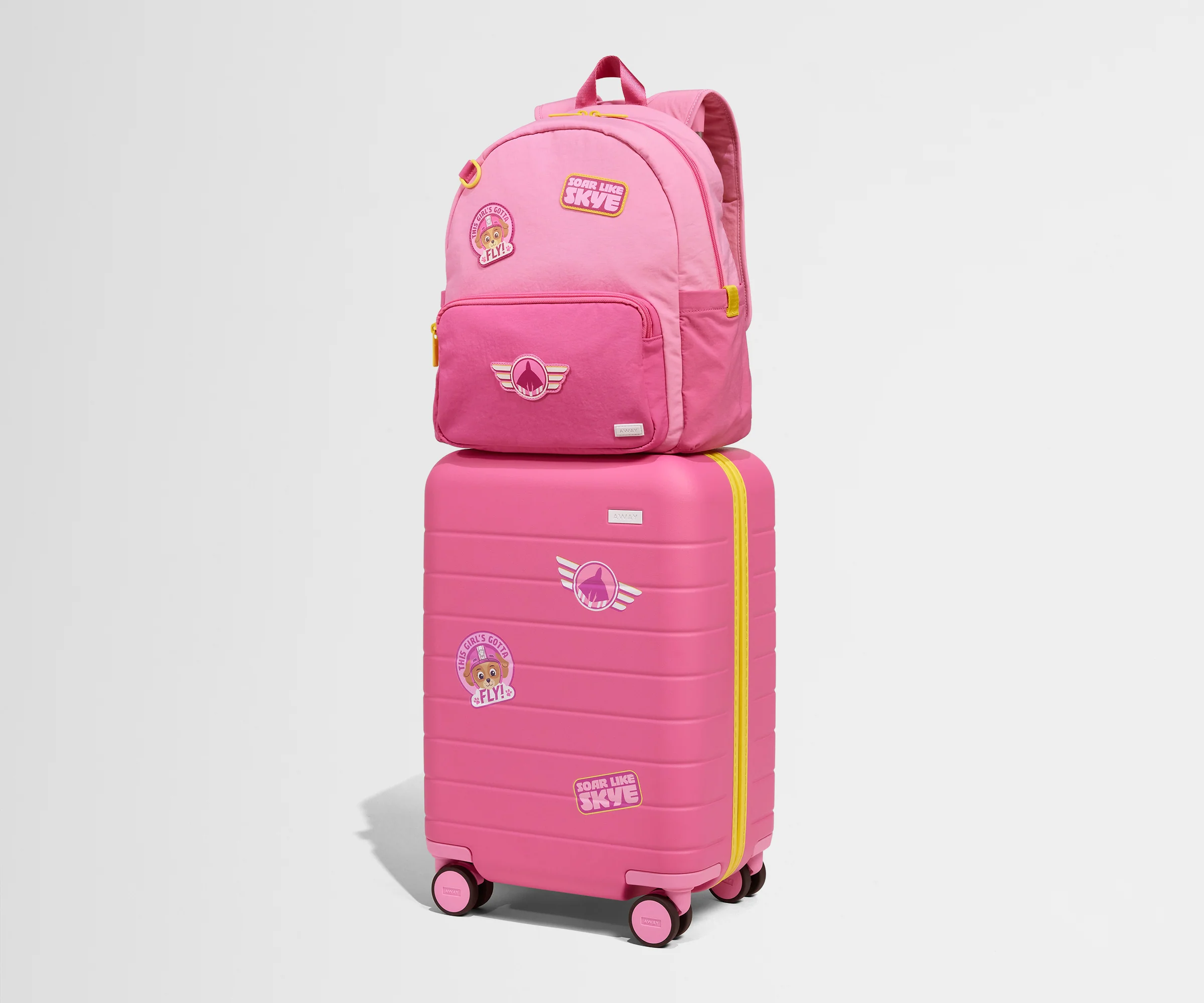 The Kids Carry-On in Skye Pilot Pink