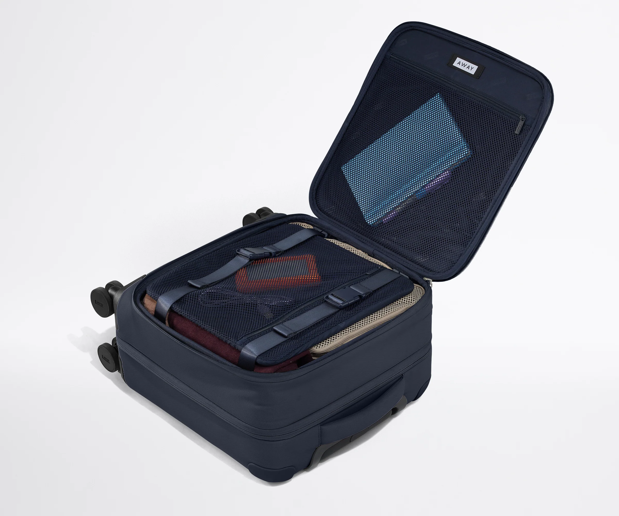 Softside Compact Carry-On in Navy Blue