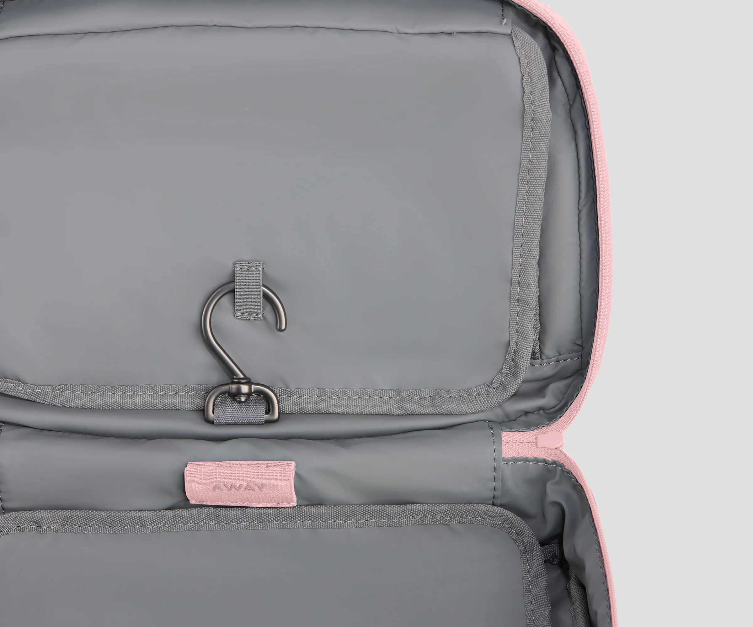 Hanging Toiletry Bag in Blush Pink