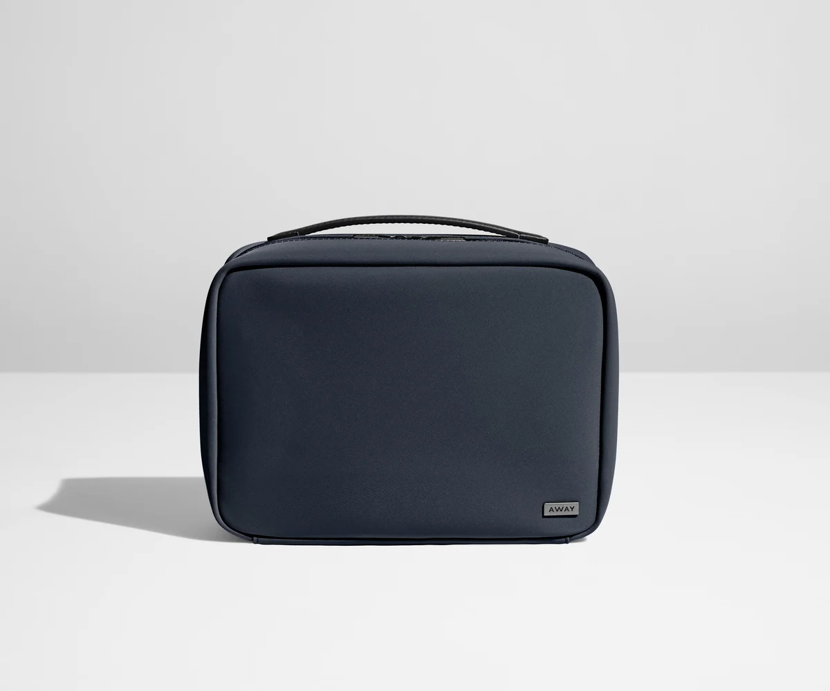Front view of The Hanging Toiletry Bag