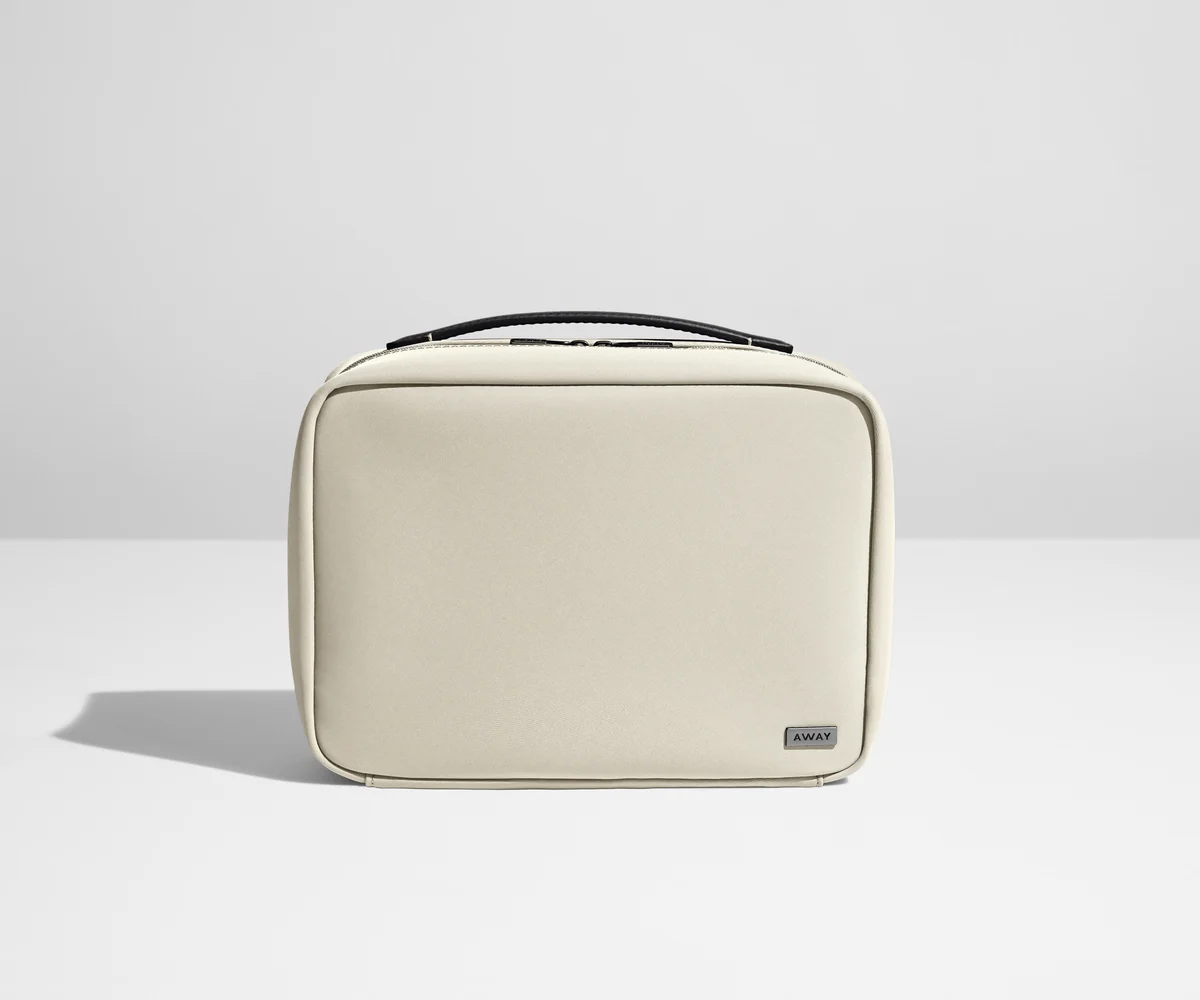 Front view of The Hanging Toiletry Bag