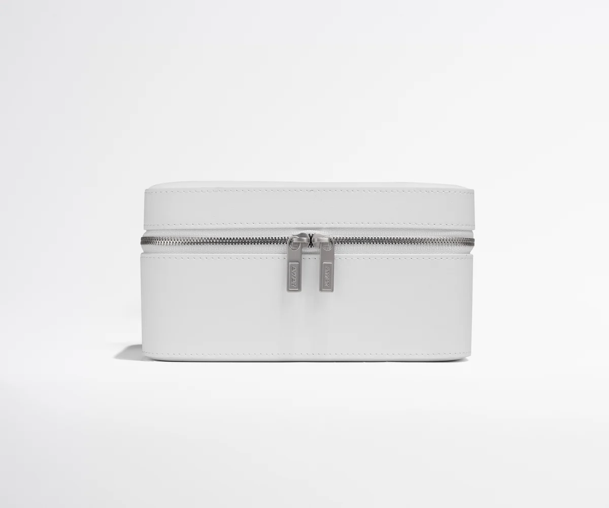 Keepsake Jewelry Case in Pearl White