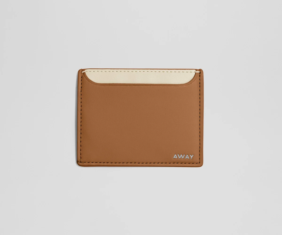 Front product view of the Card Case in Jet Black