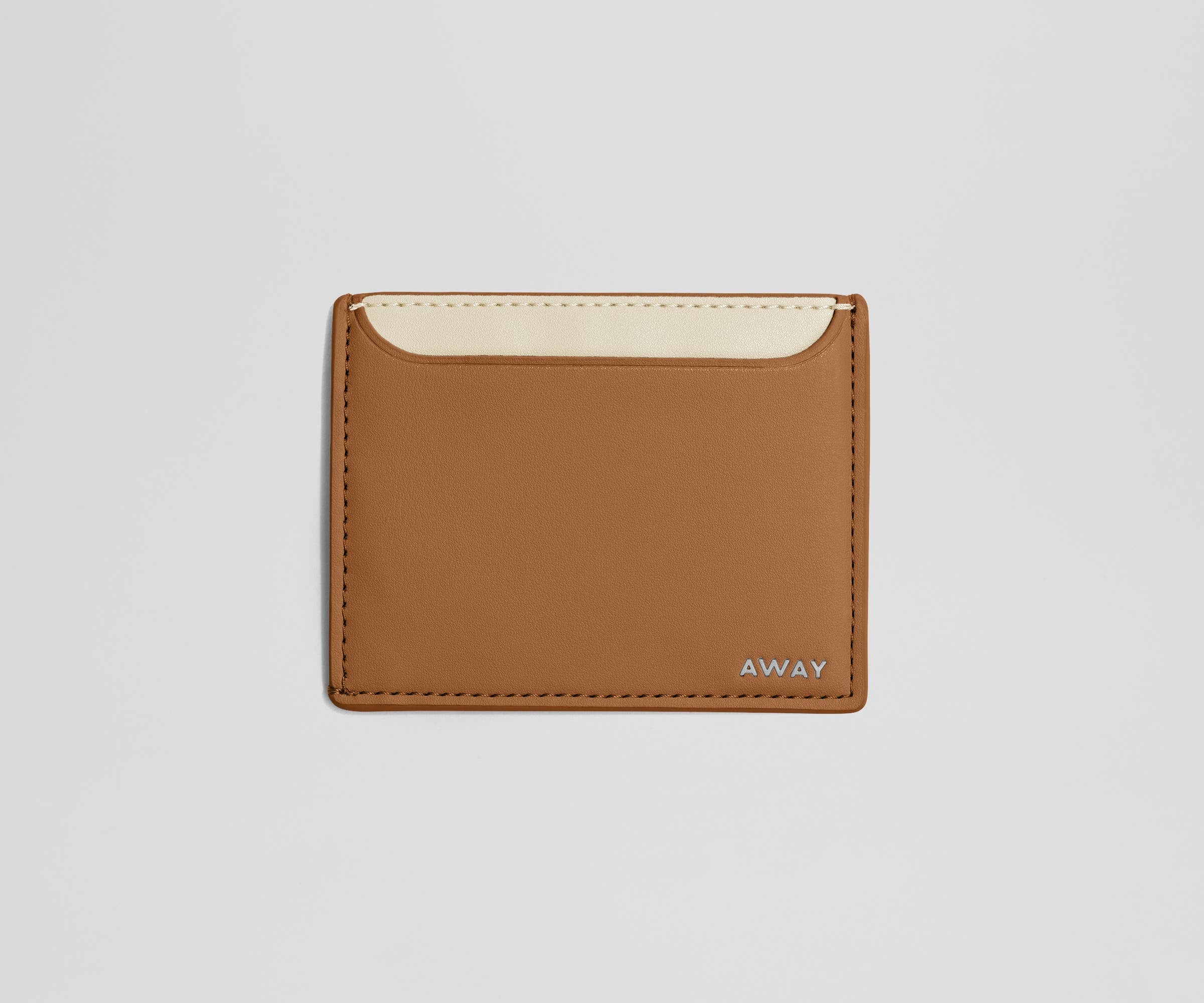 Front product view of the Card Case in Jet Black