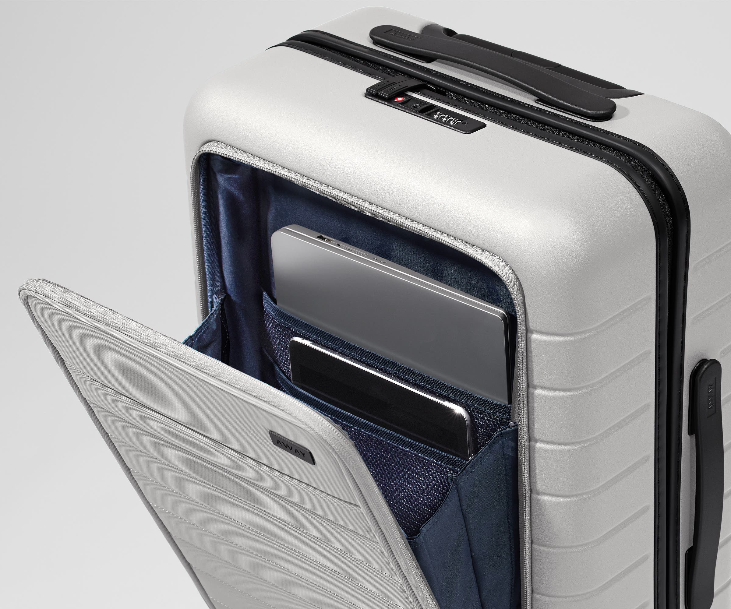 The Front Pocket Bigger Carry-On | Cloud Gray