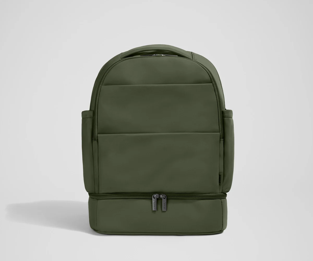 Front view of the Double Diaper Backpack