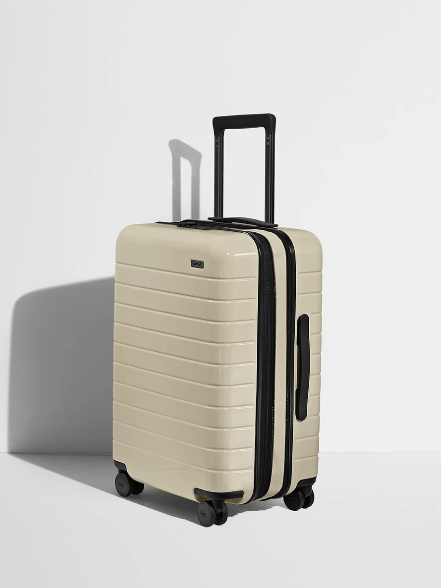 The Bigger Carry-On Flex | Salt White (Gloss)