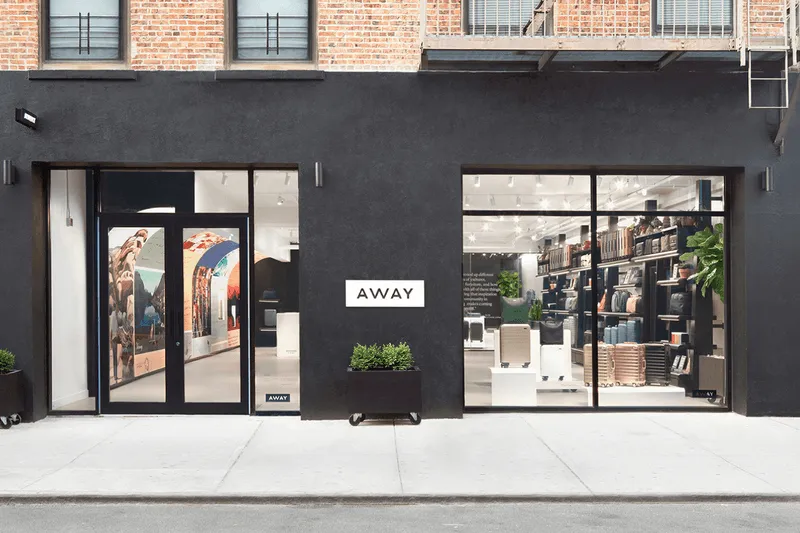 The Away storefront in NYC